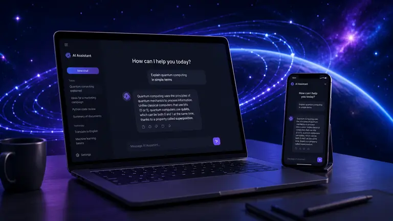Использование ChatGPT на компьютере и смартфоне